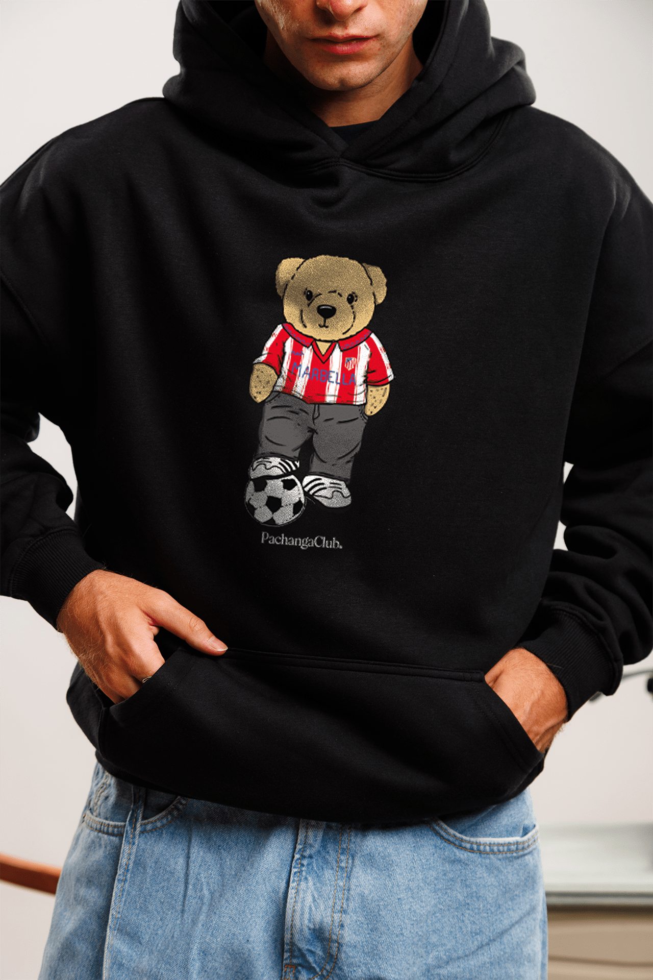 Sudadera "Pacho Colchonero" - Negro - Pachanga Club