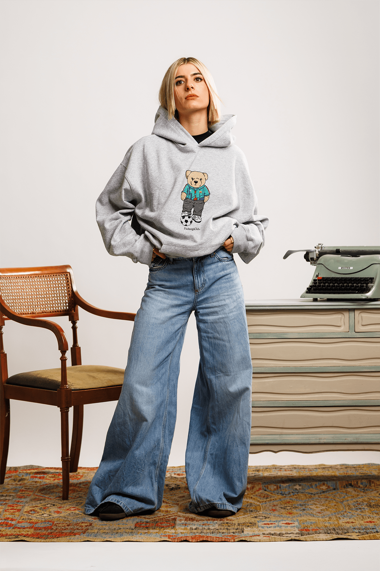 Sudadera "Pacho Culér" - Gris - Pachanga Club