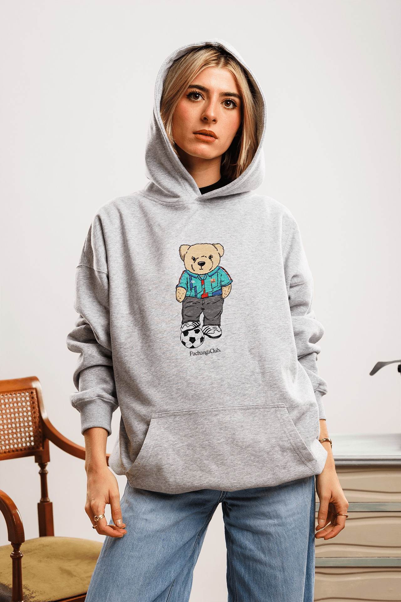 Sudadera "Pacho Culér" - Gris - Pachanga Club