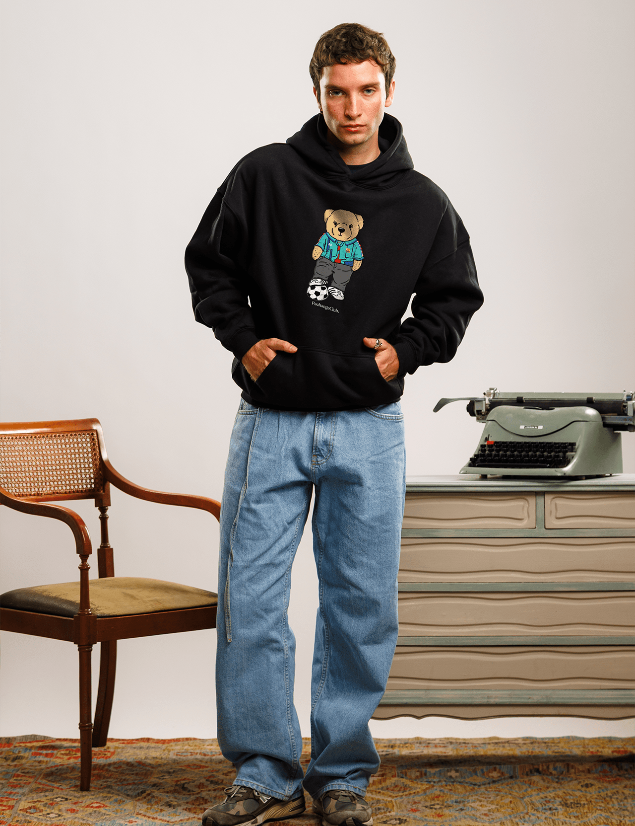 Sudadera "Pacho Culér" - Negro - Pachanga Club