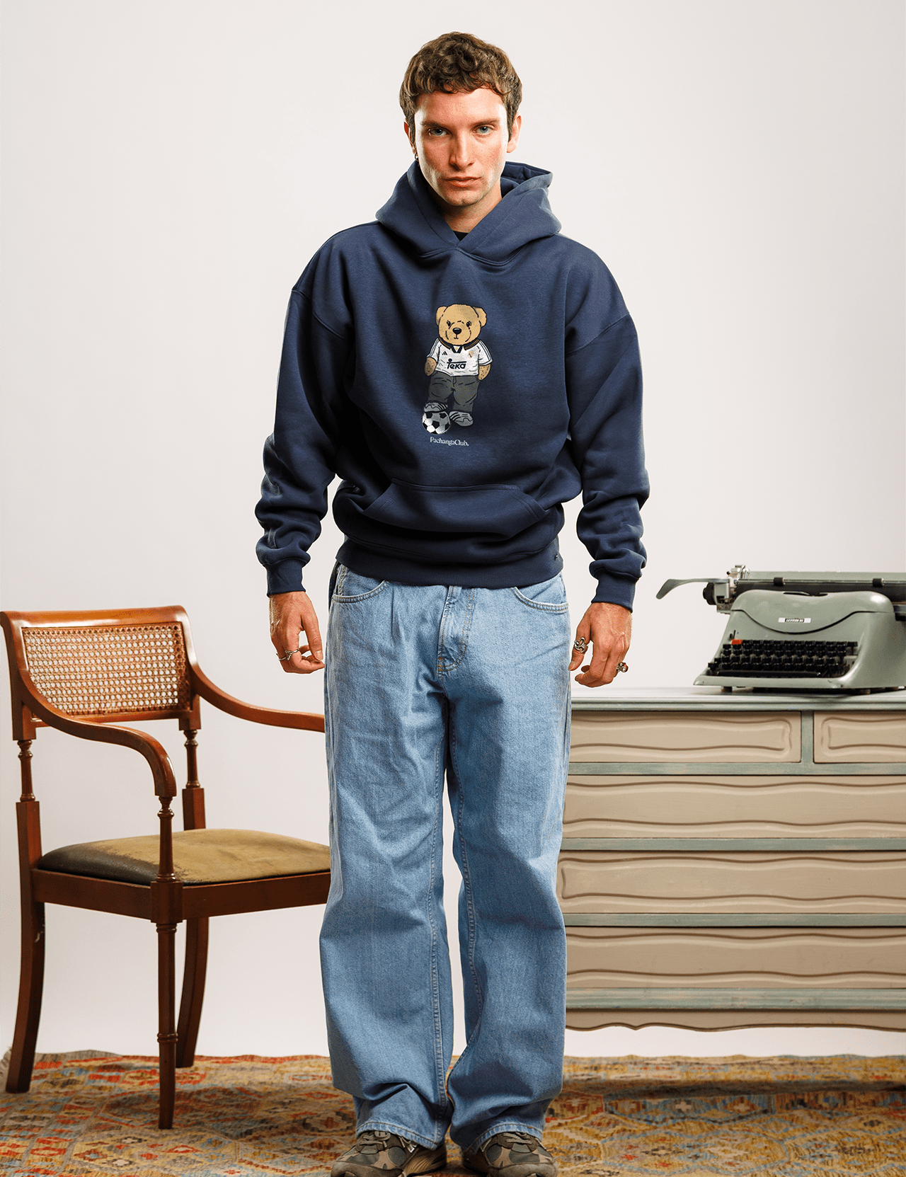 Sudadera "Pacho Vikingo" - Azul Marino - Pachanga Club