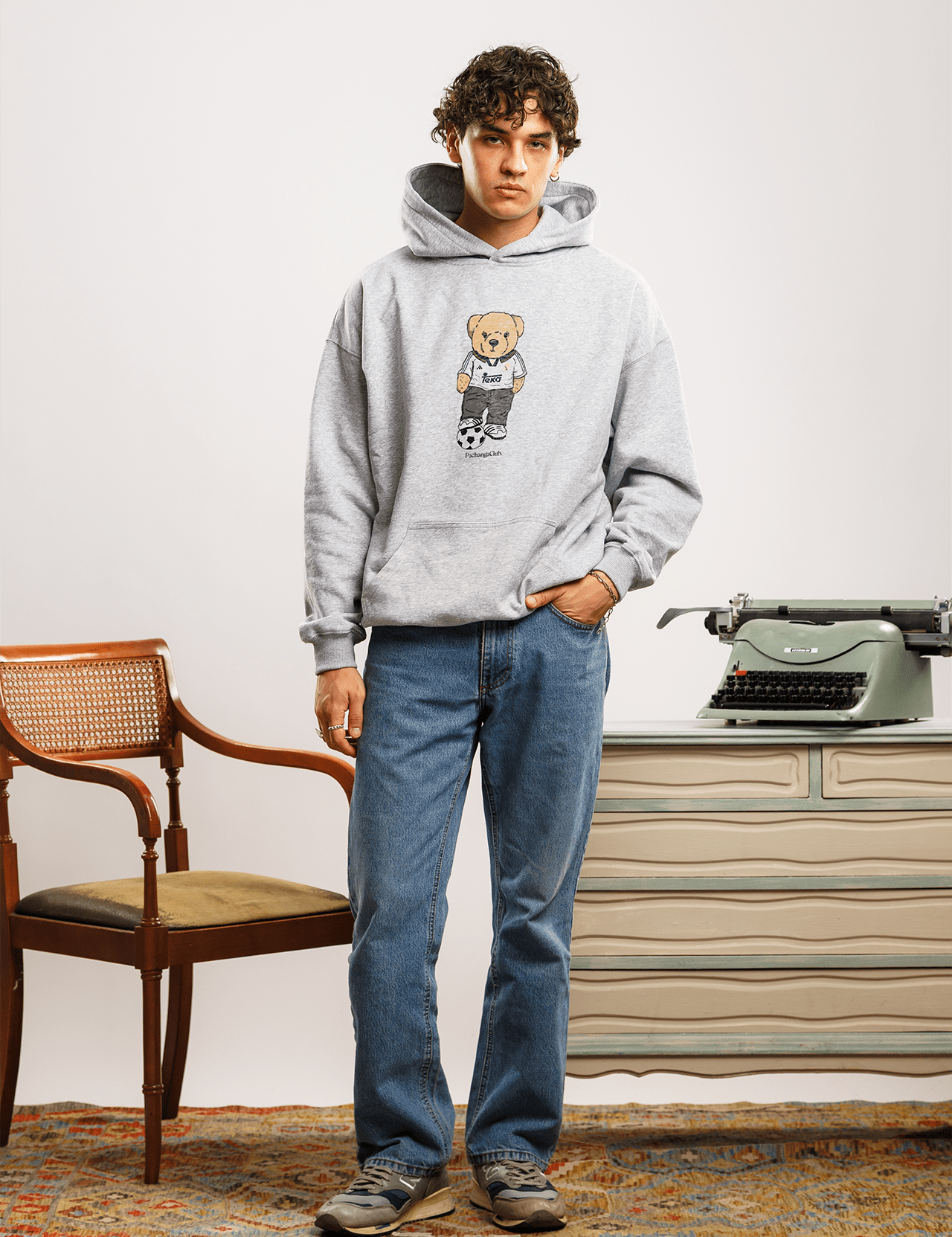 Sudadera "Pacho Vikingo" - Gris - Pachanga Club