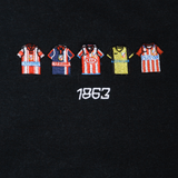 Sudadera Equipaciones Históricas Colchoneros - Negro